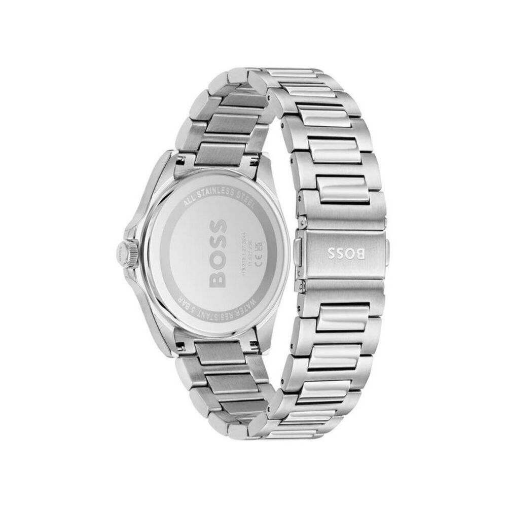 Hugo Boss Stainless Steel Dress Watch Men Gray Watches - Picture 2 of 2